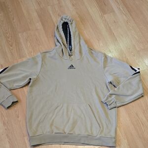 Adidas Men's Tan Hoodie